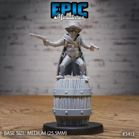 Goblin Bandit or Sheriff / Ruthless Goblinoid / Green Skin Lawman / Evil Ogre / Criminal Villager / Wild West Encounter by Epic-Miniatures