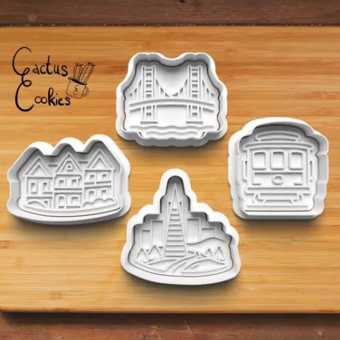 San Francisco Cookie Cutter set 1134