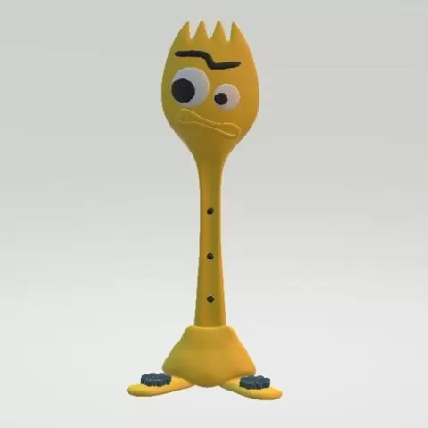 cartoon spork