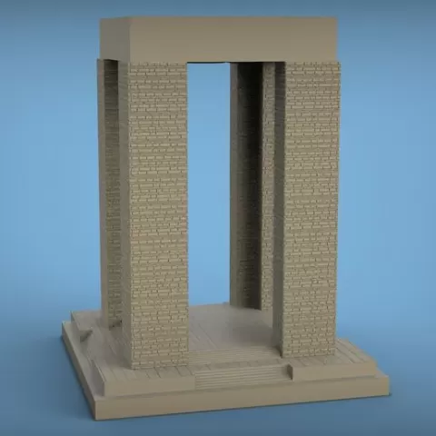 Canakkale Martyrs Memorial 3D Model