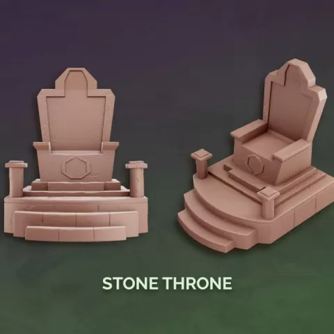 Stone Throne by Artificers_Mini
