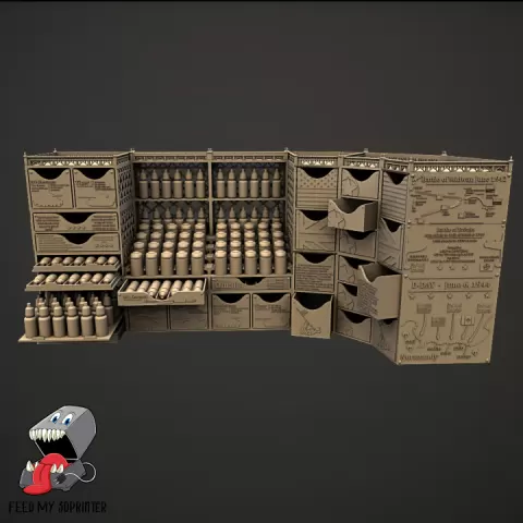Painter's Fortress WWII Theme by Feedmy3dprinter