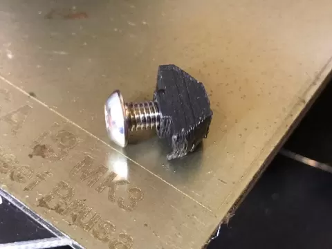 Drop-in T-nut for 3030 extrusion fully printable for M3 M4 or M5 threads