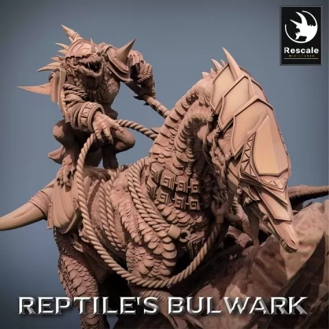 Lizardmen Mount 03 Climbing by Rescale Miniatures