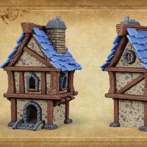 Two Story Cottage by RFIPRINTS