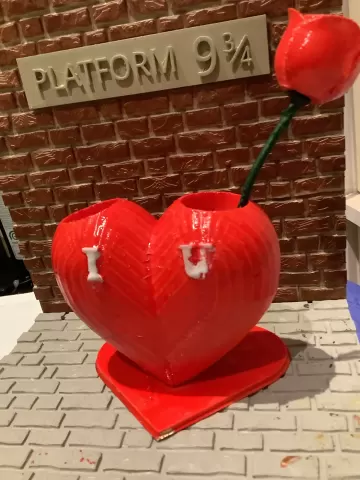 Hart and rose - 3Dpez