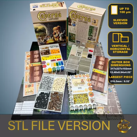 Caverna Board Game Organizer