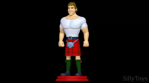 Roddy Piper - Hulk Hogan's Rock 'n' Wrestling - SillyToys ✅