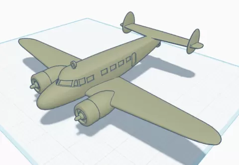 Lockheed model 10e Electra - Guythatprintsthings7