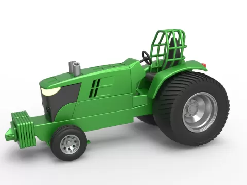 Pro Stock Pulling Tractor Version 4 Scale 1:25 - 3DTechDesign