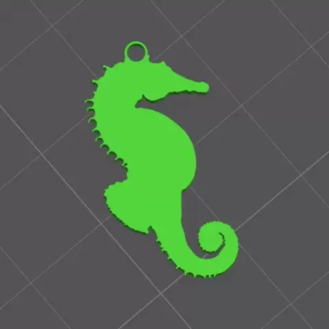 Seahorse keychain - Kermita