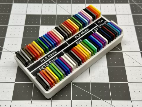 Bambu Lab Filament Swatch Display