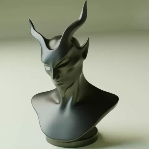Demon Bust Deco - Crazy3D