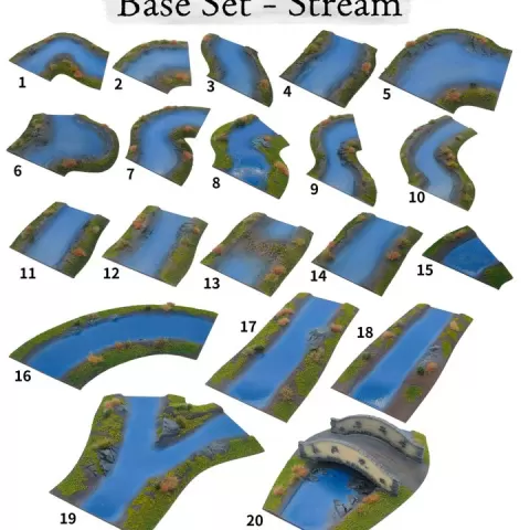 Modular River Set - Stream by Laser Terrain