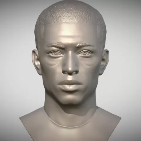 Jude Bellingham bust for 3D printing