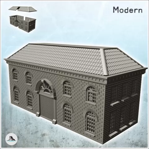 Former house of detention (Assen, Netherland) - World War Two Second WWII Western campaign USA UK Germany by Hartolia Miniatures