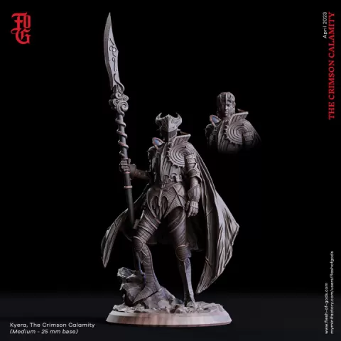 Kyera, The Crimson Calamity by Flesh of Gods