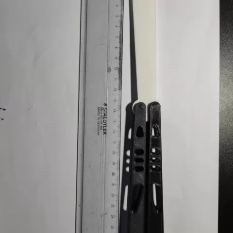 Butterfly training knife. (easy to do) by 3d guy