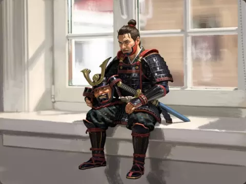 Samurai Sitting