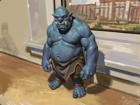 Ogre for Dungeons and Dragons.3mf