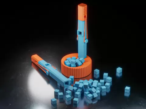 Pew Block Pen – The Ultimate Pocket Shooter!
