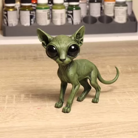 Alien Cat by 3D Everything