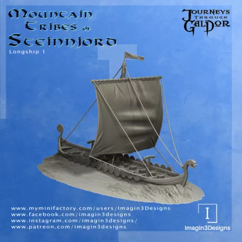 Longship 1 by Imagin3Designs
