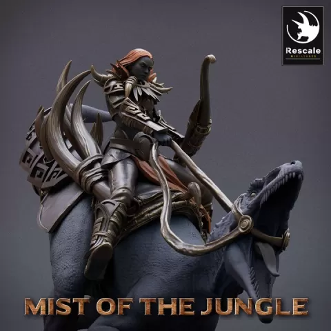 Amazon Raptor Crouch Archer by Rescale Miniatures