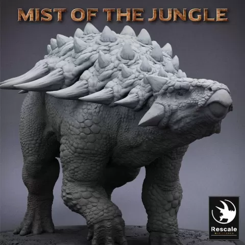 Ankylosaurus Walking by Rescale Miniatures