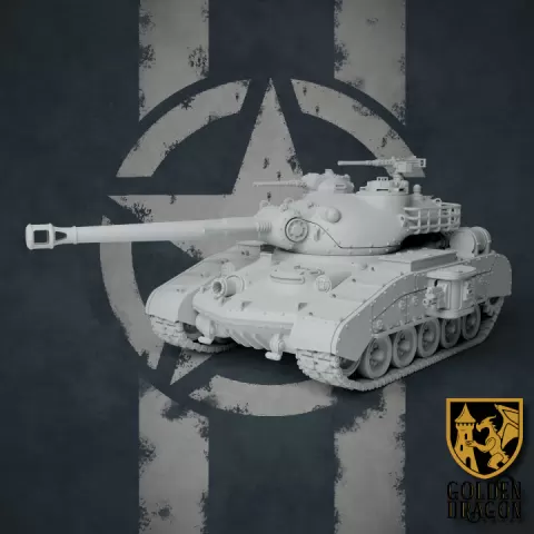 United States - M46 Grizzly Heavy Tank by Golden Dragon Games