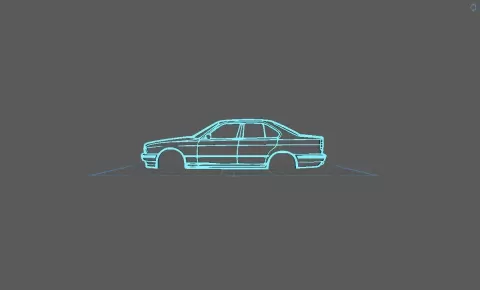 BMW - E34 Wall Art