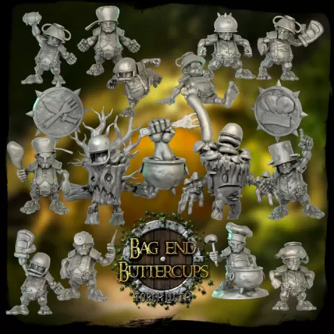 TORCHLIGHT "THE BAD END BUTTERCUPS" by Torchlight Models