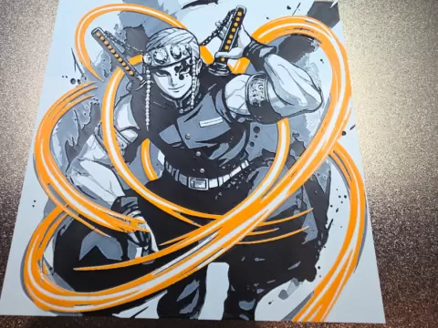 Tengen Orange Hueforge 200x200mm