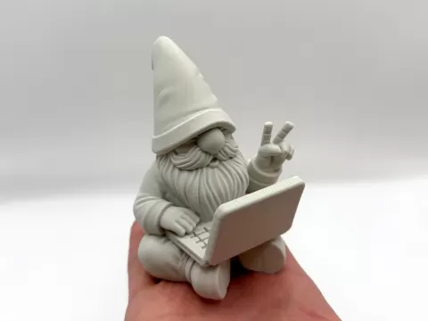 Laptop Garden Gnome