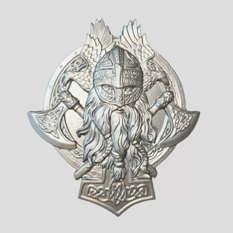 Viking Berserker Double Axe by Revopoint3D