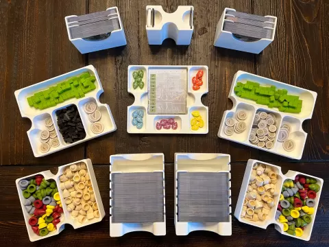 Insert / Organizer for Earth Board Game - Also Holds Kickstarter Extras