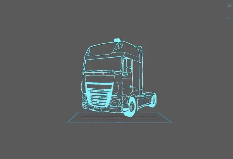 Truck - DAF Wall Art