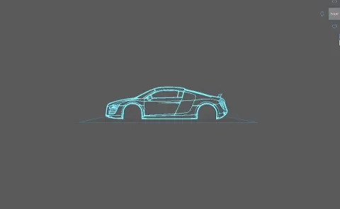 Audi - R8 2007 Wall Art