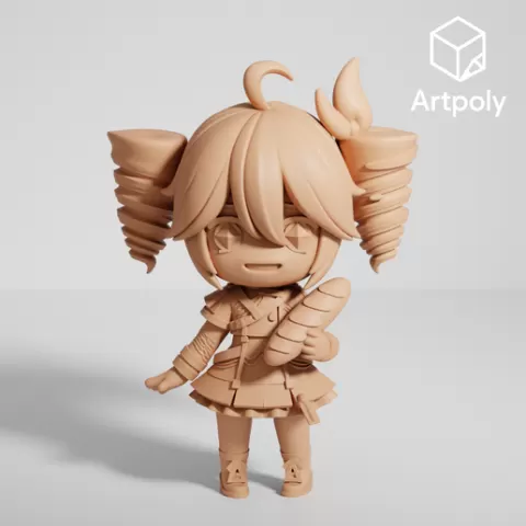 Kasane Teto - UTAU Idol Style 3D Model