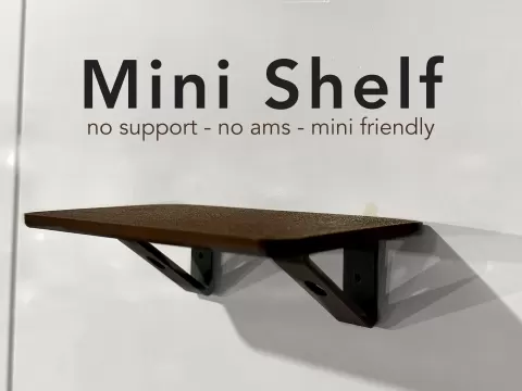 Mini Wall Shelf (no ams/no support/a1 mini)