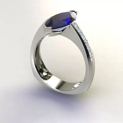 Marquise Diamond Ring by Venera