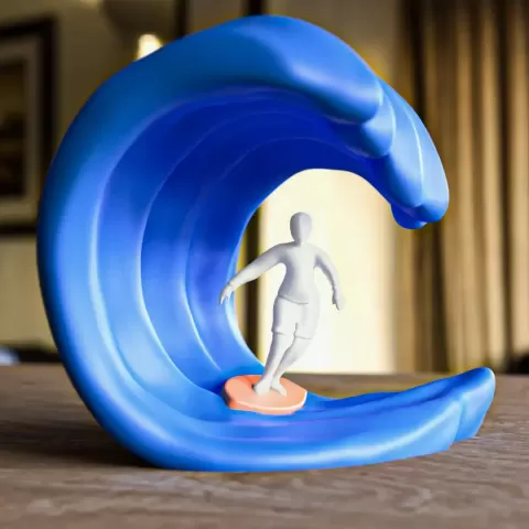 Surfer on the Wave #ELEGOO3DPSummer