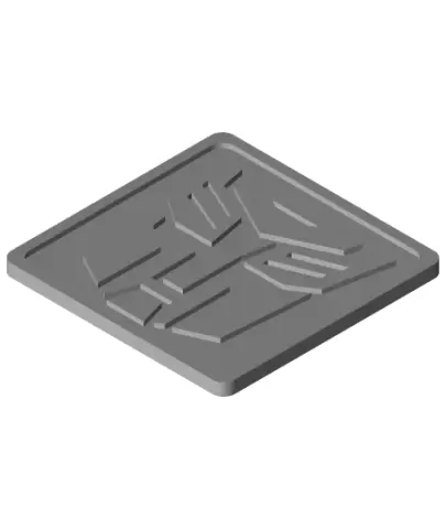 Updated Autobot Square Coaster