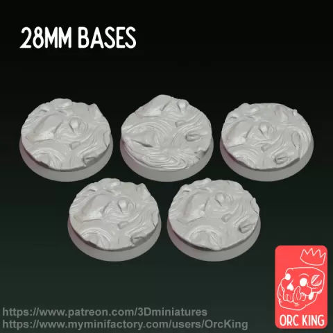 28 mm Infernal Base by Orc King Studio