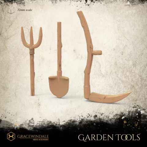 Garden Tools by Gracewindale Mini Scenery