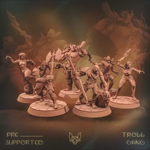 Troll Gang - Bundle by Goblin Art Studios