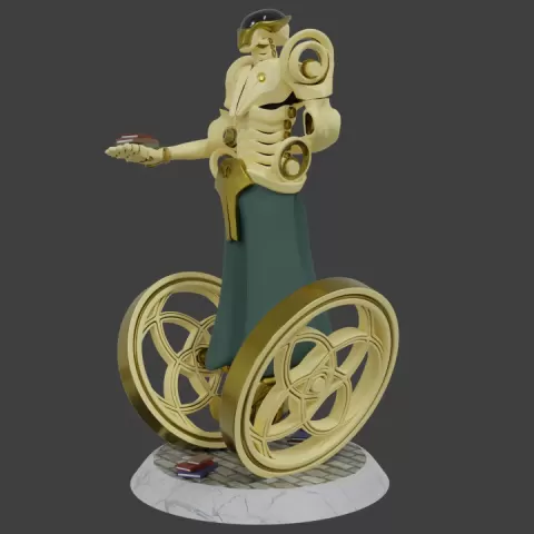Cogwork Archivist by Flenzil Miniatures