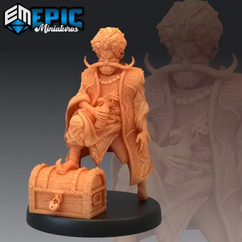 Shady Fortune Teller Treasure / Evil Psychics / Town Crier / Villager / Mystical Clairvoyant by Epic-Miniatures