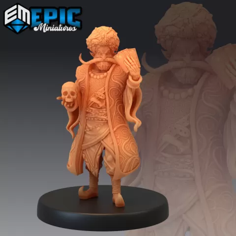 Shady Fortune Teller / Evil Psychics / Town Crier / Villager / Mystical Clairvoyant by Epic-Miniatures