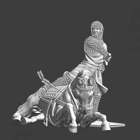 Medieval Knight of the Livonian Order - Battle of Saule by Northern Crusades Miniatures